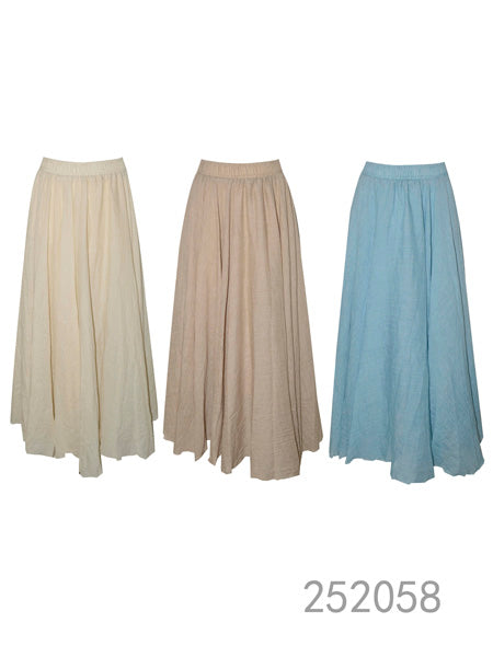 Flowy Maxi Skirt – Multiple Colors