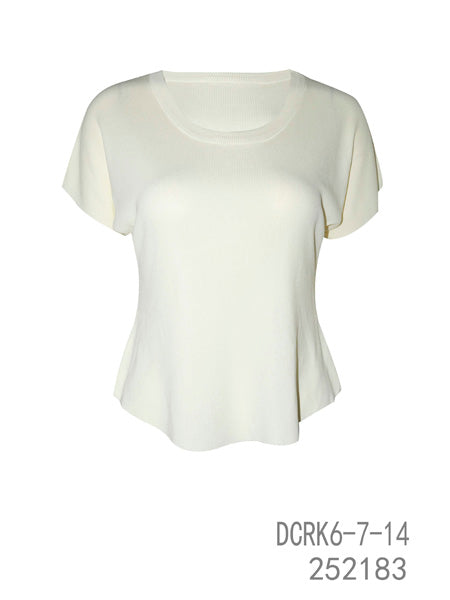Classic Short Sleeve Knit Top