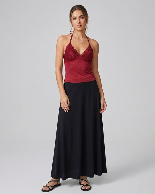 Lace Halter Cami Top