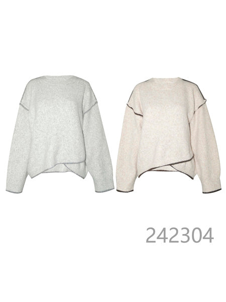 Asymmetrical Hem Sweater