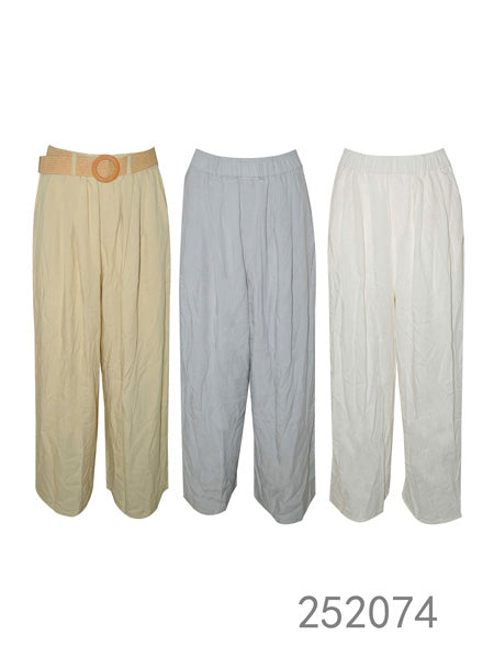 Pleated Wide-Leg Pants