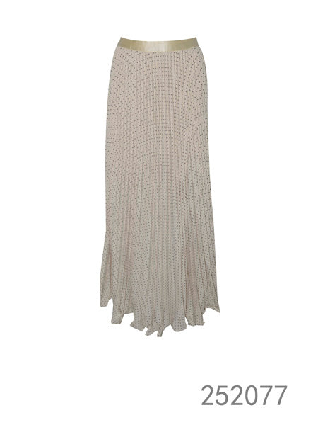Pleated Maxi Skirt