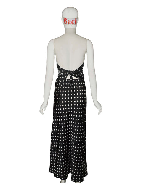 Black & White Polka Dot Strapless Coord
