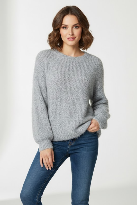 Relaxed Fit Knit Sweater