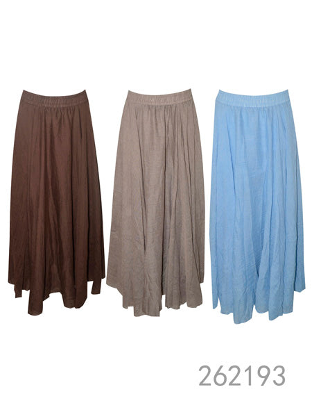 Flowy Cotton Maxi Skirt