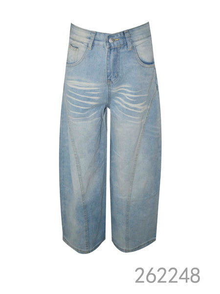 Dark Wide Leg Jeans