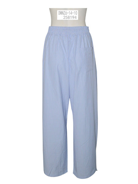 Light Blue Striped Relaxed Pants