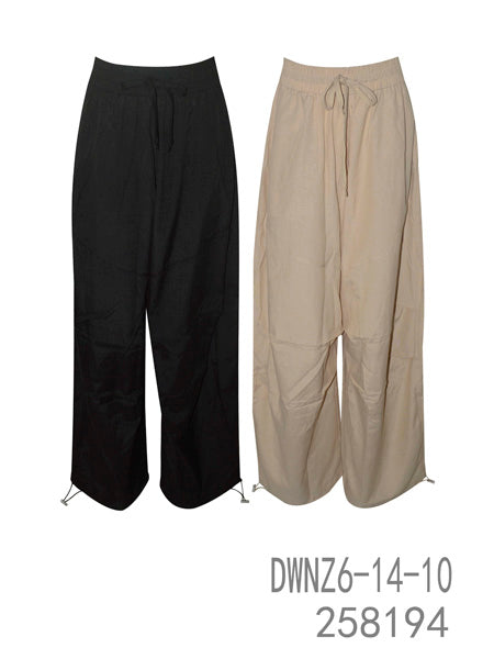 Drawstring Parachute Pants