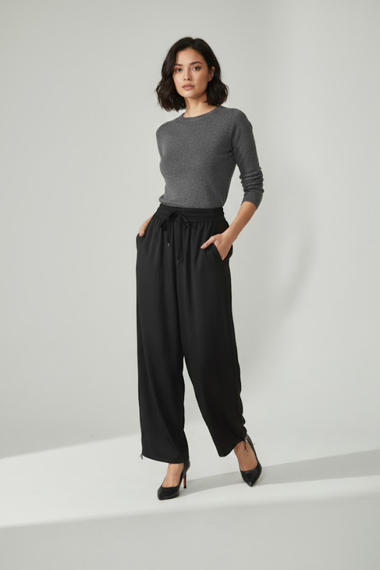 Drawstring Parachute Pants
