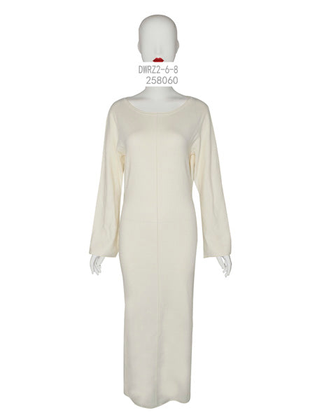 Long Sleeve Knit Maxi Dress