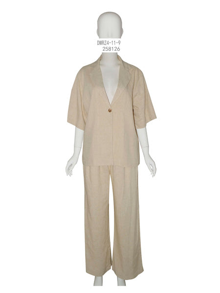 Two-Piece Relaxed Suit Set