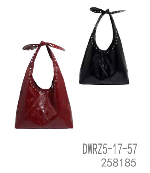 Studded Knot-Handle Tote Bag