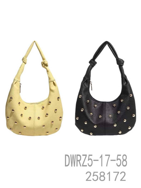 Studded Hobo Bag