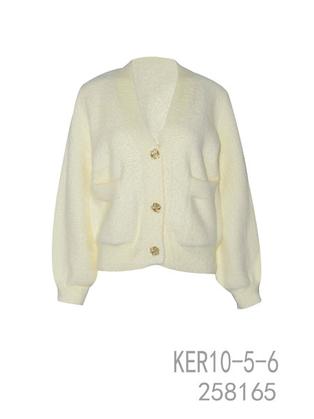 Textured Button Cardigan