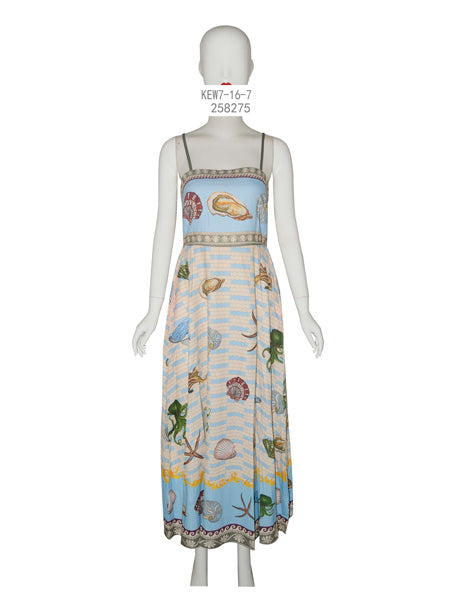 Printed Sleeveless Dress