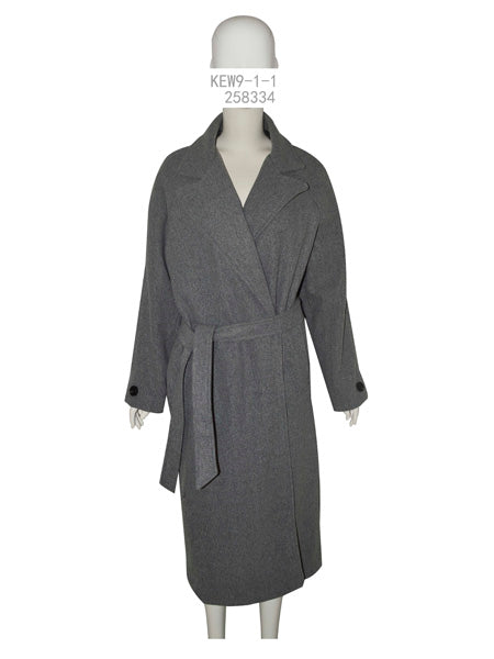 Belted Wrap Longline Coat