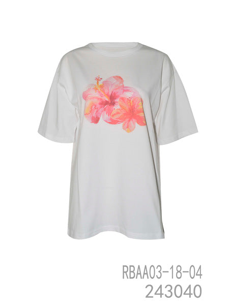 Floral Print Oversized T-Shirt