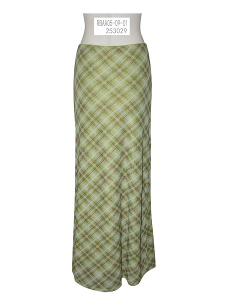 Plaid Maxi Skirt