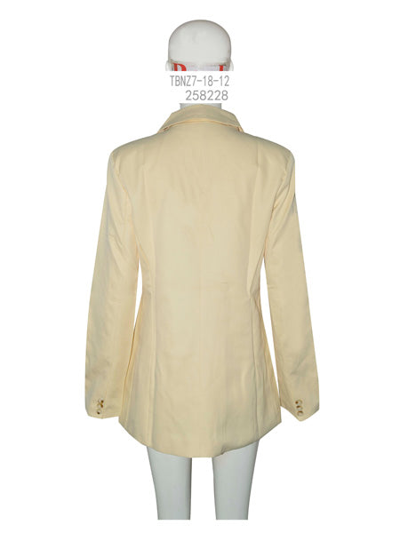 Double-Breasted Longline Blazer