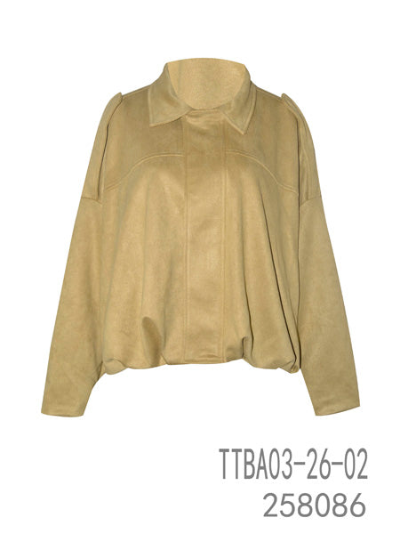 Oversized Suede Jacket