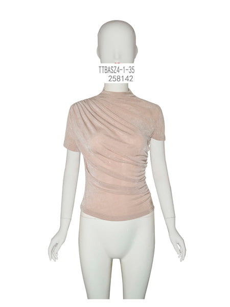 Velvet Ruched Top