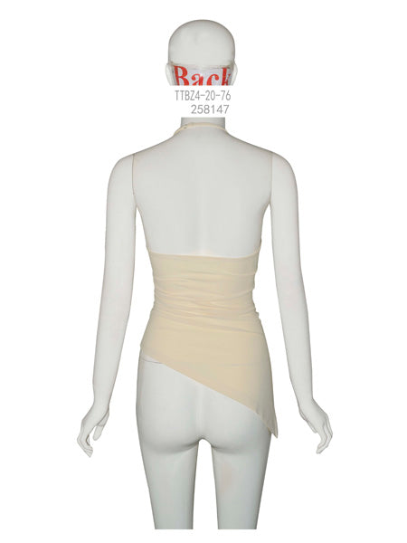 Asymmetrical Halter Top