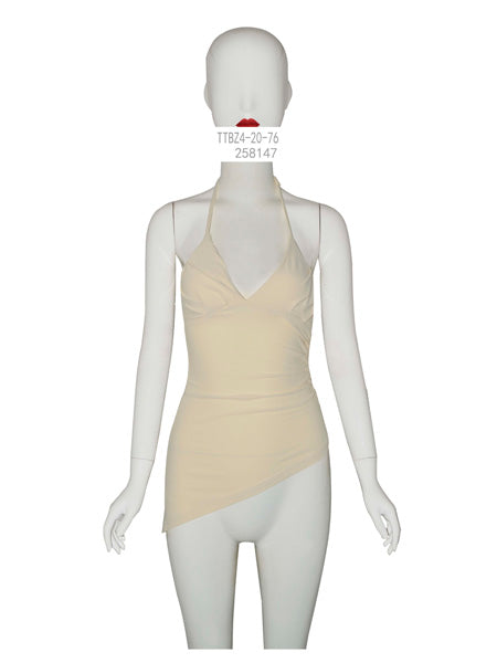 Asymmetrical Halter Top