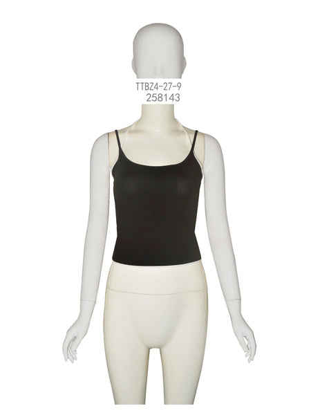 Black Cami Crop Top