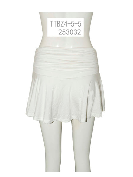 Mini Skirt with Ruched Waistband