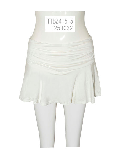 Mini Skirt with Ruched Waistband