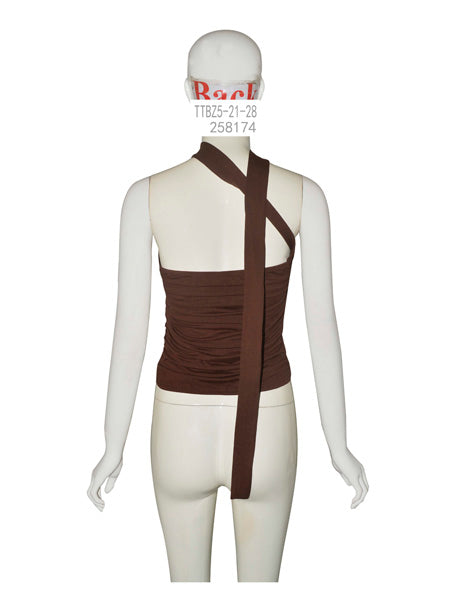 Halter Neck Ruched Top
