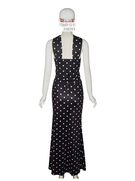 Polka Dot Halter Neck Set