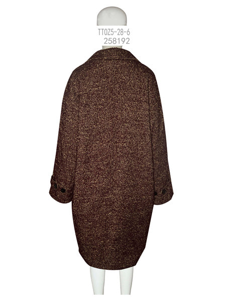 Brown Oversized Long Coat