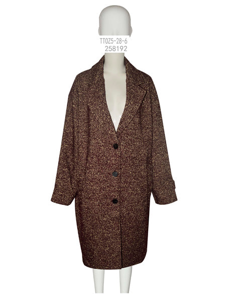 Brown Oversized Long Coat