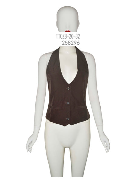 Halter Neck Tailored Vest